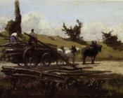 卡米耶 毕沙罗 : The Wood Cart